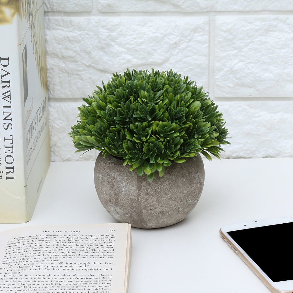 Retro Fake Plant Pots Artificial Flower Bonsai for Home Office Decorations