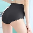 thumbnail image 4 of Panties for Women,High Waist Seamless Underwear For Women And Supportive Lift Design Everyday Wear,Womens Underwear,Black,55-65KG, 4 of 5