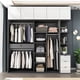 thumbnail image 5 of Lock Drawers Wardrobe Glides White Mirror European Novelty Near Bed Plate Rack Large Capacity Closet Kids Gardrop Home Furniture My Lux Decor Round, 5 of 21