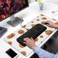 thumbnail image 2 of Long Mouse Pads for Desk,Classic Halloween Pumpkins Pattern Desk Mats on Top Of Desks, Desk Mouse Pad Extra Large with 3mm Non-Slip Base and Stitched Edge for Gaming,Office,Work,Home 31.5"x15.7", 2 of 6