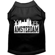 Pet Dog Cat Shirt Screen Printed, "Amsterdam Skyline"