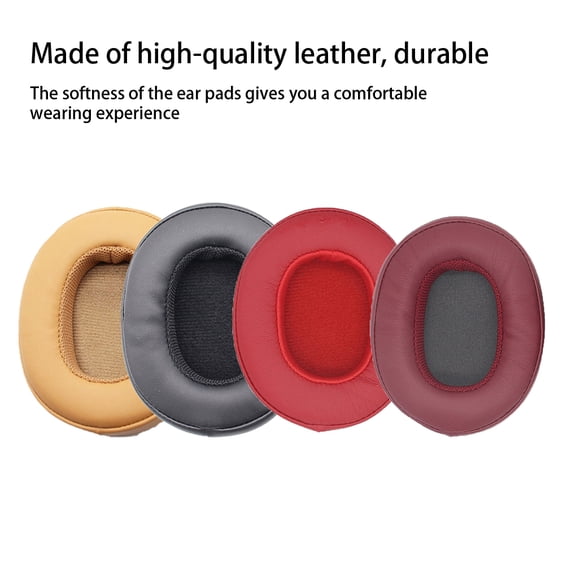 pitrice Ear Pad Headphones Cushion Noise Isolation Cover Earphones Sleeve Accessories Replacement for Skullcandy Crusher 3.0 Headset Wine red