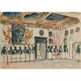 thumbnail image 2 of Ivan Ivanec 18x14 Gold Ornate Wood Frame and Double Matted Museum Art Print Titled - Table Hall in the Palace in Podhorce. (1940), 2 of 4