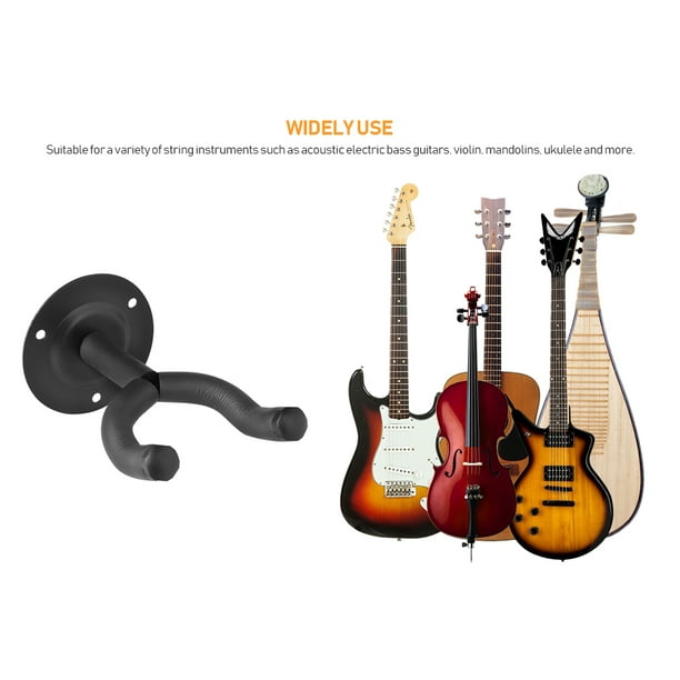 Support Guitare Porte Pied Rack 3 guitares avec sangle de sécurité