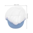 thumbnail image 2 of ELAYARD Lightweight Chef Hat for Women, Sky Cotton Cooking Cap, Breathable Kitchen Workwear, 1 Set, 2 of 6