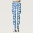 thumbnail image 2 of Mepaouo Women's Christmas Crossover Leggings High Waisted Buttery Soft Printed Tights, 2 of 5