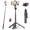 Black, variant on SelfieShow Selfie Stick, 52'' Extendable Selfie Stick Tripod with Bluetooth Remote and Phone Stand, 360° Rotation Portable Tripod for Iphone and Android/Vlog (Black)