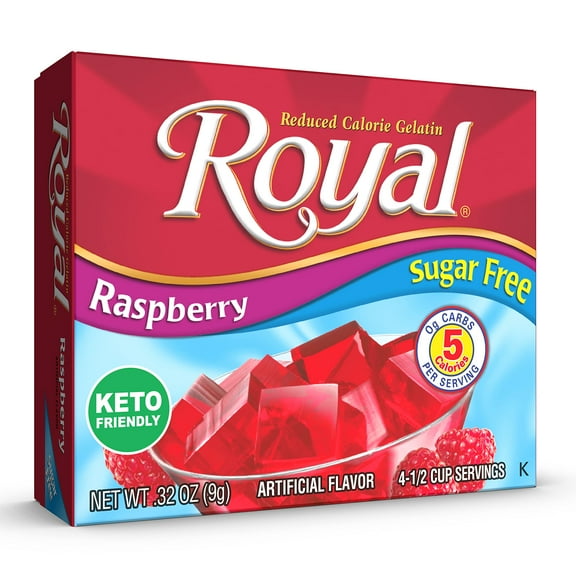 Royal Raspberry Reduced Calorie Gelatin, .32 oz