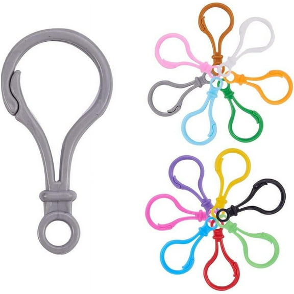 105PCS 14-Color Hard Plastic Lobster Clasps Claw Hook DIY