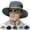 Dark Gray, variant on Sun Bucket Hat for Men, 3.94'' Wide Brim Bucket Fishing & Beach Hats