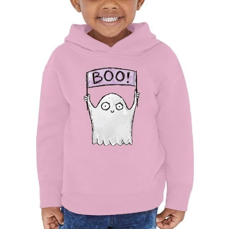 

Boo! Funny Ghost W Sign Hoodie Toddler -Image by Shutterstock 4 Toddler