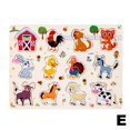 thumbnail image 1 of Wooden Puzzle Puzzle Early Education Toys Number Alphabet Puzzle O2Z3, 1 of 9