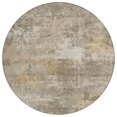 thumbnail image 2 of Addison Rugs Chantille Indoor/Outdoor Transitional Abstract Taupe Machine Washable Round Rug, 8' x 8', 2 of 8
