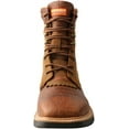 thumbnail image 6 of Twisted X Men's 8" CellStretch Lacer - Casual Western Boots for Men, Distressed Saddle & Cognac - Waterproof, 8.5 EE, 6 of 6