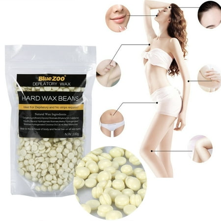 HERCHR Wax Bean, Hair Removal Hard Wax Beans Body Facial Arm Legs Sensitive Areas Bikini Area Depilatory (Cream), Depilatory Wax Bean, Hair Remover Wax (Best Sensitive Facial Hair Removal Cream)