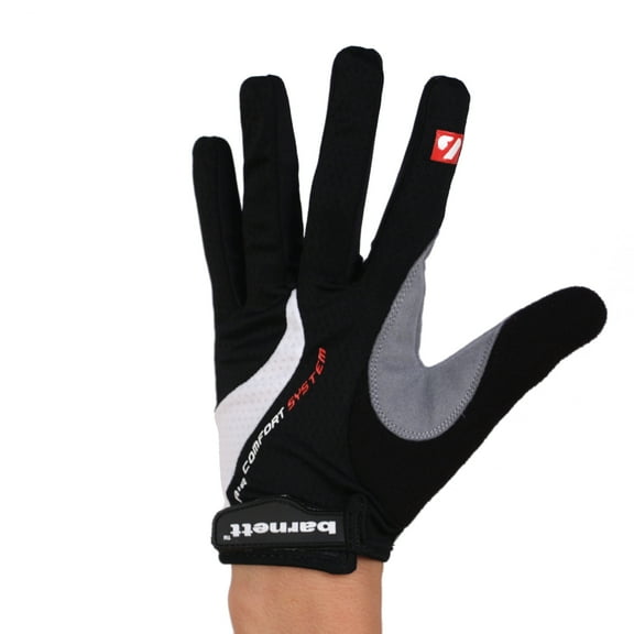 Barnett BG-01 Long Bike Gloves, Black, L