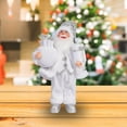 thumbnail image 2 of HCTSHG 12 Inch Christmas Santa Table Decor, Features a Chef Santa Claus Standing Figurine Holding a Plate, Ideal for Christmas and New Year Home Party Holiday Decoration, 2 of 7