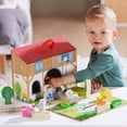 thumbnail image 2 of HABA Play World at The Farm Play Set - Barn and Animal Farm Toys for Toddlers 18m+, Toddler Learning Toys, Preschool Animal Figurines, Made in Germany, 2 of 8