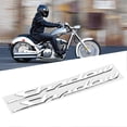 thumbnail image 4 of Lot de 2 autocollants universels pour réservoir d'essence, 3D, stéréo, pour Honda Shadu Shadow 125/400/750, argent, 4 of 4