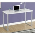 thumbnail image 2 of Atlin Designs Contemporary Wood Office Laptop/Computer Desk in White, 2 of 2