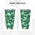 thumbnail image 3 of Salouo Sea Turtle Print 20oz Tumbler with Lid,Stainless Steel Vacuum Insulated Tumbler Durable Insulated Coffee Mug Thermal Cup with Splash Proof Sliding Lid-Without Straw, 3 of 8