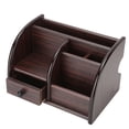 thumbnail image 3 of Estante de herramientas para relojes de madera, herramientas de reparación de relojes, organizador de accesorios, caja de almacenamiento, 3 of 5