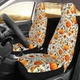 thumbnail image 2 of Yiaed Autumn Pumpkin Blossoms Print Car Seat Covers,Universal Auto Seats Protector Fits for Car,SUV Sedan,Truck,Automotive Seat Covers & Accessories(Two packs), 2 of 7