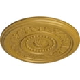 thumbnail image 3 of Ekena Millwork 16 1/8"OD x 5/8"P Marseille Ceiling Medallion (Fits Canopies up to 4 1/4"), Hand-Painted Iridescent Gold, 3 of 6