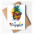 thumbnail image 1 of Sunglasses PineFruit Tropical Style Fruit Wedding Cards Congratulations Greeting Envelopes, 1 of 3