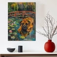 thumbnail image 5 of Colorful Flower Canvas Wall Art, Mastiff Christmas Dog Canvas Floral Wall Decor, Dog Wildflower Wall Painting, Poster Art Print for Living Room, Bedroom, Office, 5 of 6
