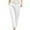 White, variant on XFLWAM Womens Casual Cotton Tapered Capri Pants Loose Elastic Waist Ankle Cropped Trouser Summer Cotton Linen Wide Leg Pants with Pockets