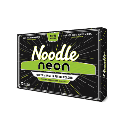 Noodle Golf Balls, Green, 12 Pack