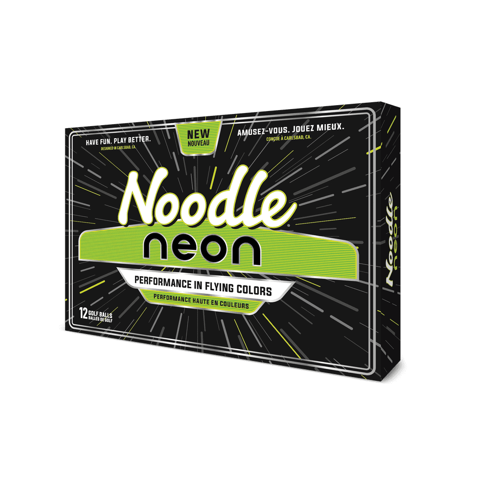 Noodle Golf Balls, Neon Green, 12 Pack Noodle Golf Balls, Neon Green, 12 Pack