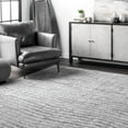 thumbnail image 3 of nuLOOM Sherill Tapis de Course Moderne Abstrait, 2' x 6', Gris, 3 of 9