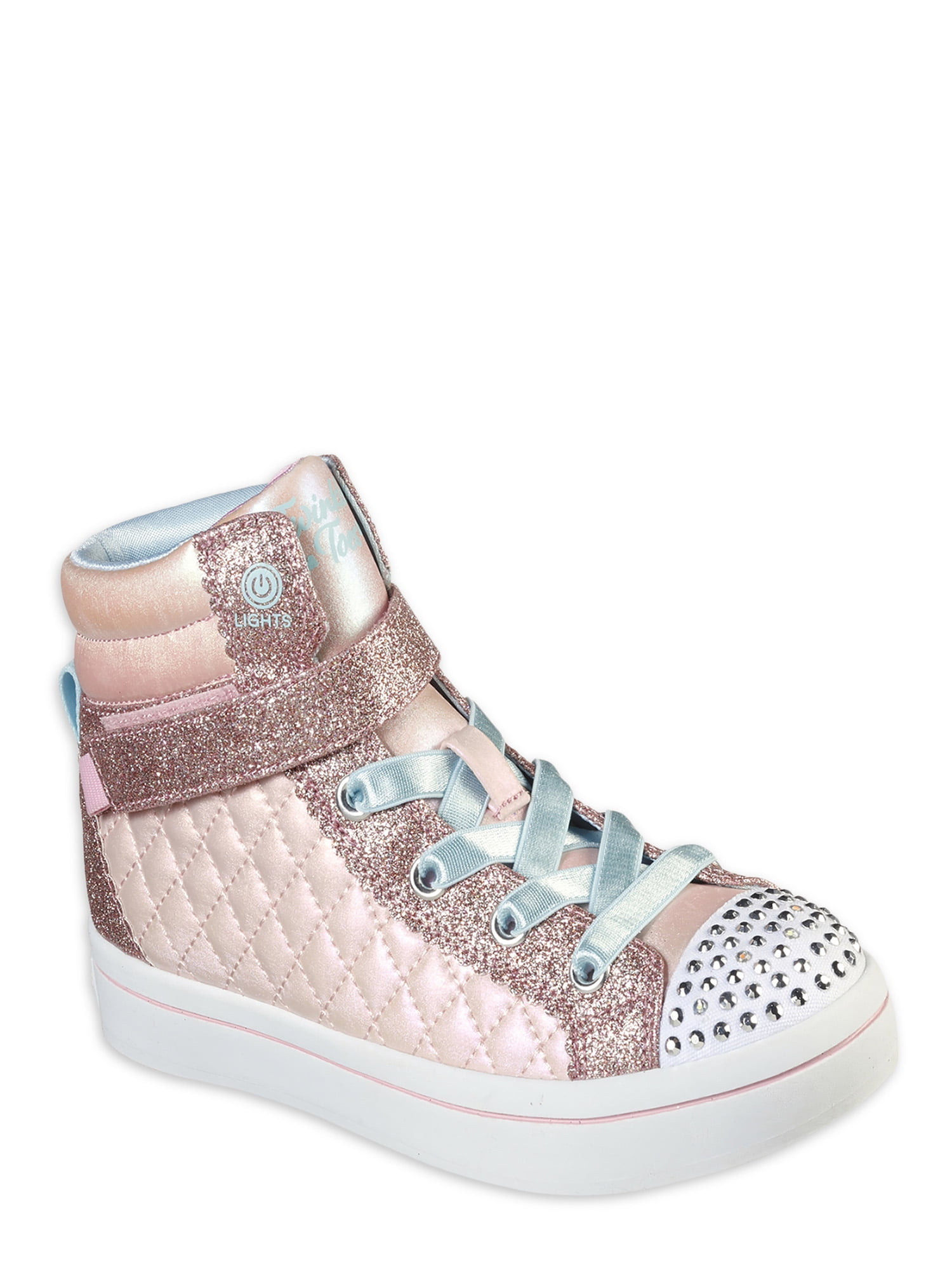 Skechers Twi-Lite High Top Light Up Sneakers (Little Girl and Big Girl ...