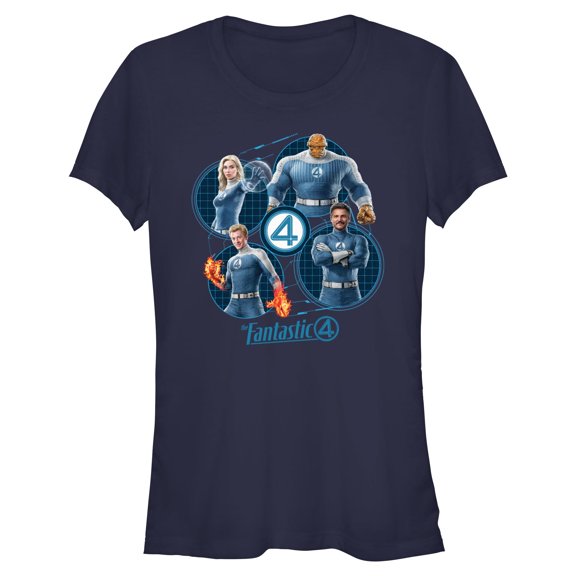 Juniors The Fantastic Four: First Steps Family Team T Shirt