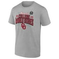 thumbnail image 2 of Men's Heather Gray Oklahoma Sooners 2025 NCAA Softball Women's College World Series Cut Off T-Shirt, 2 of 4
