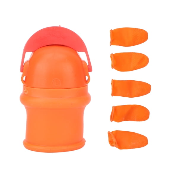 Cuchillo de pulgar multifuncional para jardín, de silicona, para recoger frutas y verduras. Cuchillo de pulgar grande.