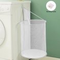 thumbnail image 6 of XGFHYJEH Folding Hanging Laundry Basket, Collapsible Mesh Dirty Clothes Storage Basket, Large Clothes Hamper for Baby Kids Nursery, Foldable Laundry Bag, Decorative Storage Container, 6 of 6