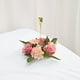 thumbnail image 3 of 20 Cm Pilar Vela Anillos Guirnalda Guirnalda Centros de Mesa Floral Artificial para La Decoración de La Boda , Rosado, 3 of 9