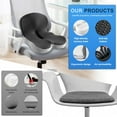 thumbnail image 3 of Buttocks Cushions Office Chair Cushion with Backrest (Classic Gray), 3 of 9