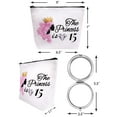 thumbnail image 5 of DoraDreamDeko 15th Birthday Gifts for Teen Girls, Birthday Mirror & Makeup Bag, 5 of 6