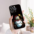 thumbnail image 2 of ¡Mejora tu iPhone 15 Pro Max con una divertida y llamativa funda plateada mate con diseño gráfico!, 2 of 4