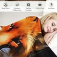 thumbnail image 3 of Nawypu Fox Blanket Decor Soft Plush Sherpa Warm Animal Flowers Blankets Living Room Breathable Lightweight Throw for Kids Girls Boys Adult, 3 of 6