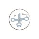 thumbnail image 4 of Broche de esmalte jinwen Decoración Redondo azul, 4 of 8
