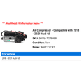 thumbnail image 2 of Air Compressor - Compatible with 2018 - 2021 Audi Q5 2019 2020, 2 of 2