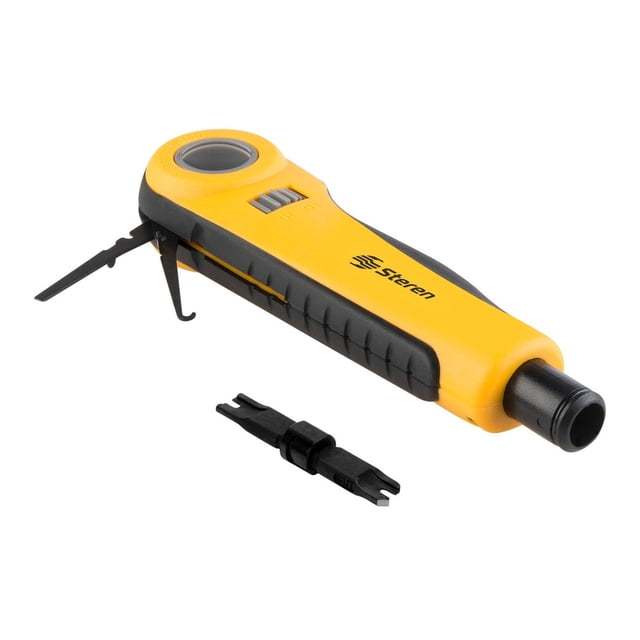 Herramienta de impacto ponchadora jack RJ45 navaja reversible Steren HER-672
