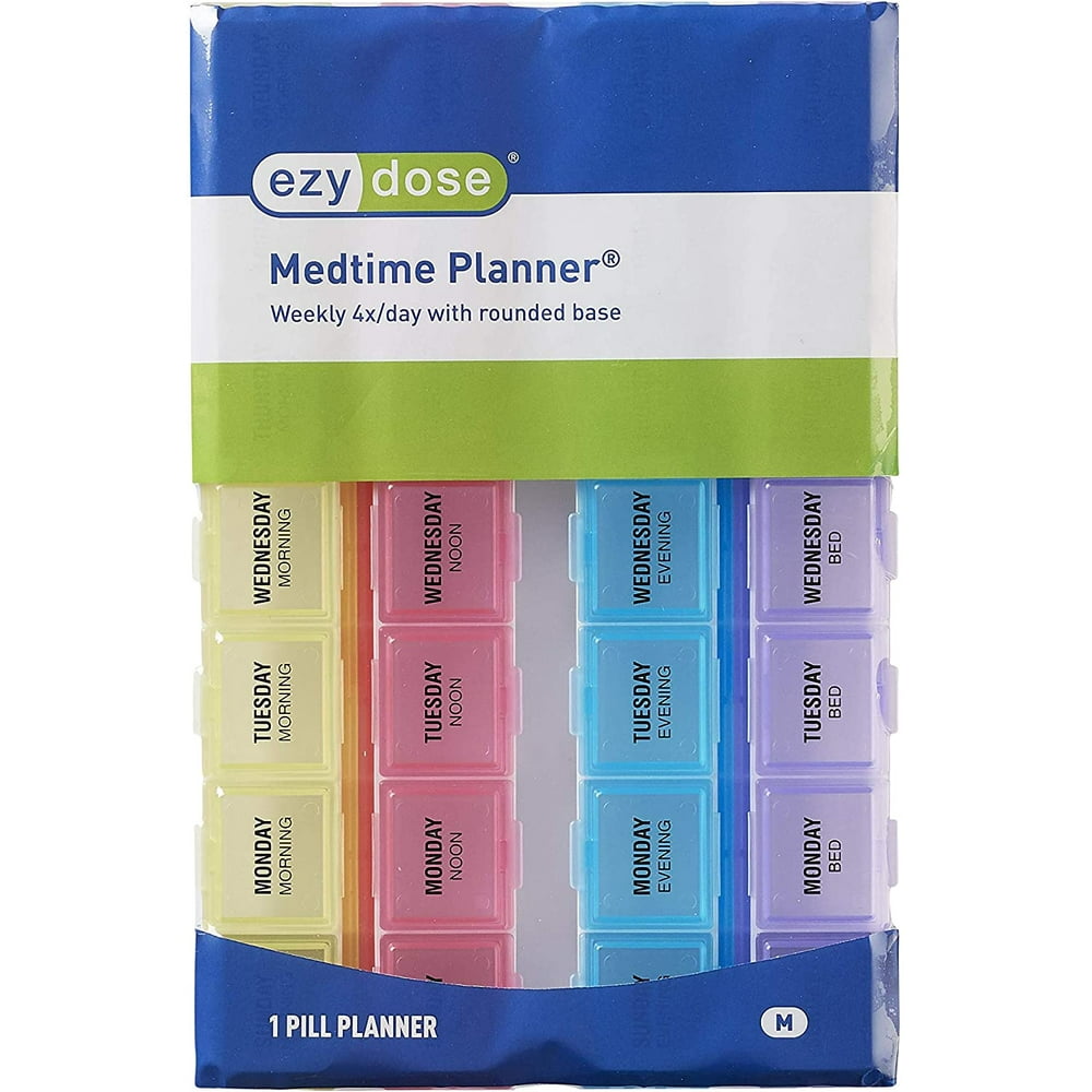 Ezy Dose Monthly Medtime (28Day) Pill Planner, Monthly Pill Organizer