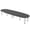 Asian Night w/Silver Base no Electric, variant on 12 Person Boat-Oval Conference Table with Power And Data Post Legs