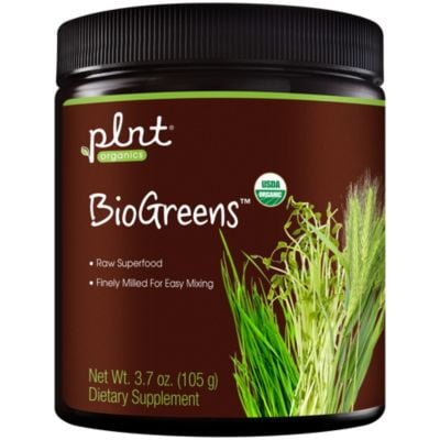 plnt BioGreens Organic  NonGMO Raw Superfood Powder  Finely Milled for Easy Mixing, Perfect for Smoothies (3.7 Ounce Powder)
